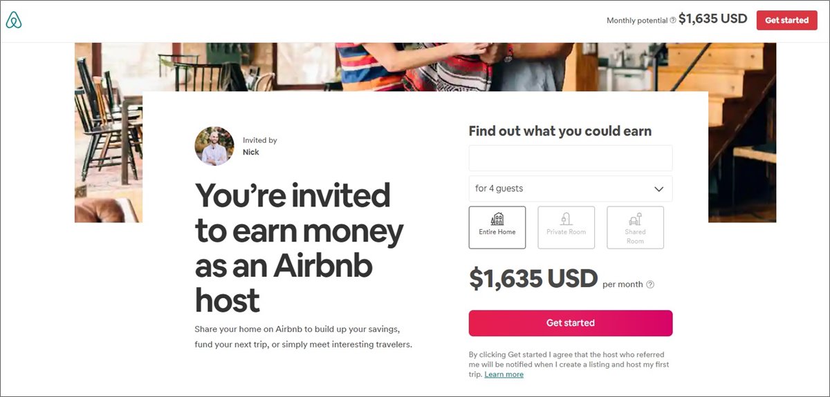 airbnb host invite