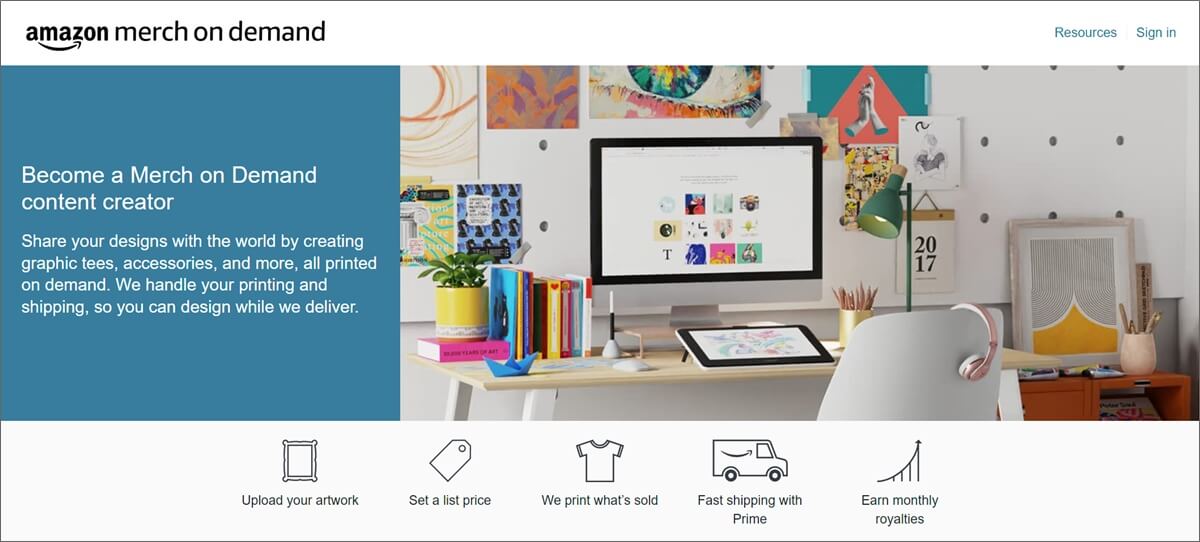 amazon merch on demand