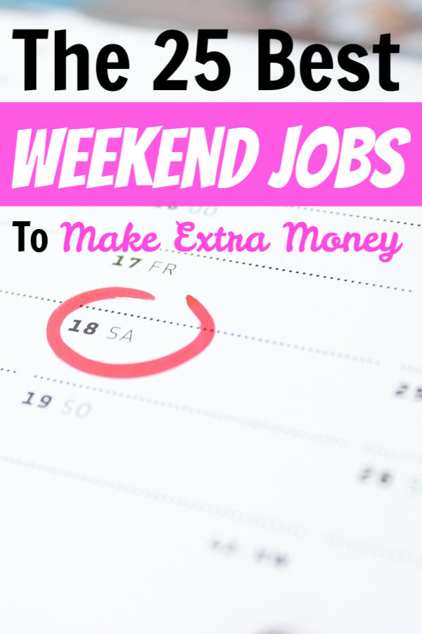 best weekend jobs