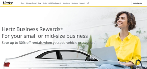 hertz business rewards