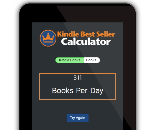 kindle sales estimator