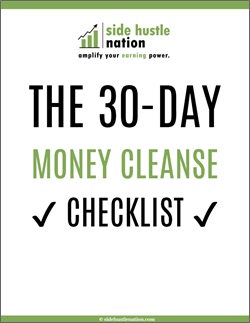 money cleanse checklist thumbnail