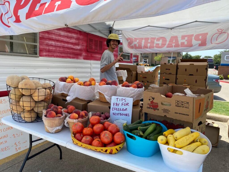 roadside produce stand