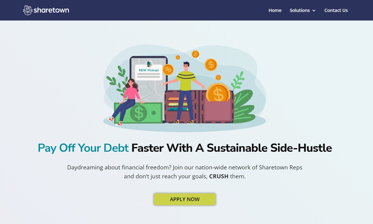 side hustle with sharetown