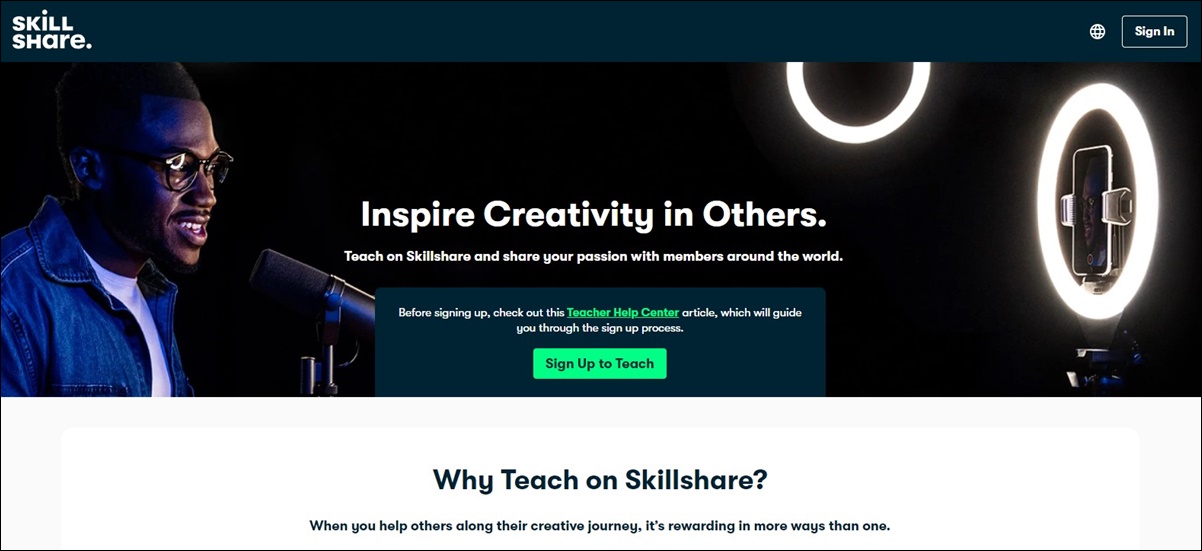 teaching what you know on skillshare